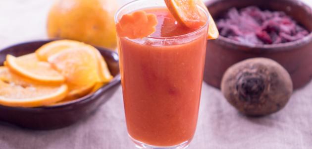 صورة جديد طريقة عصير الشمندر والبرتقال