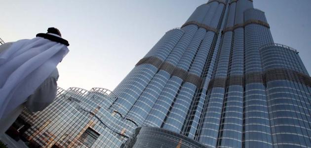 صورة كيف بني برج خليفة