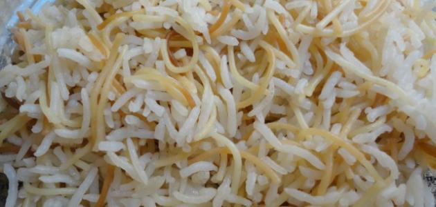 صورة طريقة عمل الأرز بالشعيرية