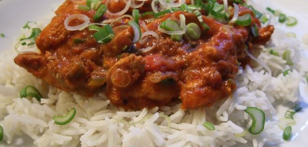 صورة أكلات هندية بالدجاج والأرز