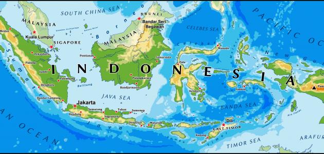 صورة أين تقع إندونيسيا