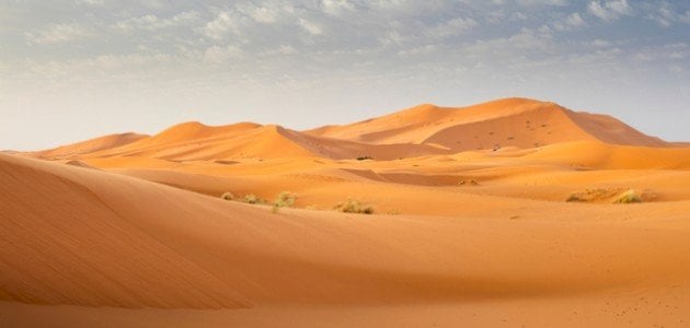 صورة تعبير عن وصف جمال الصحراء