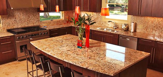 أنواع رخام المطابخ أنواع رخام المطابخ