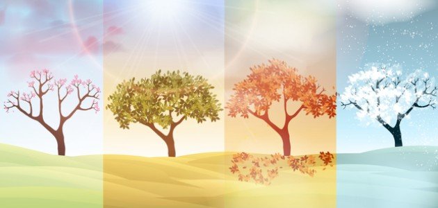 أهم خصائص الفصول الأربعة