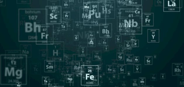 العناصر ورموزها