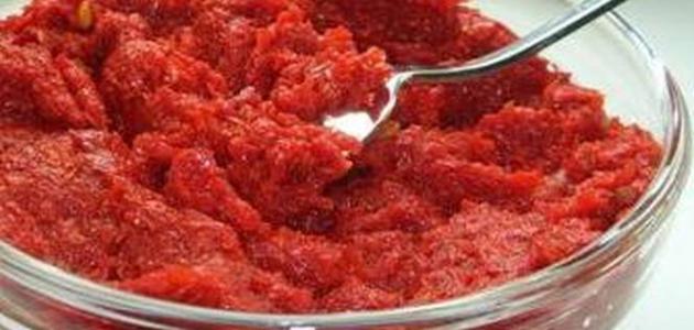 طريقة الشطة المطبوخة