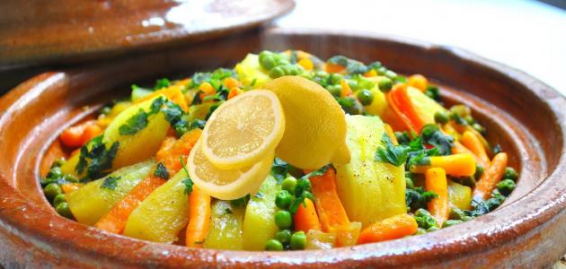 طريقة تحضير الطاجين بالخضار طريقة تحضير الطاجين بالخضار