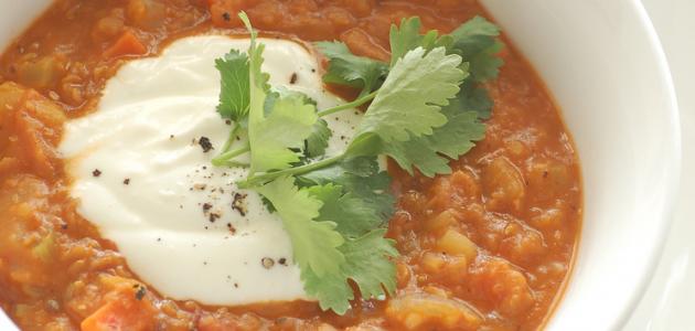 طريقة تحضير شوربة العدس السورية طريقة تحضير شوربة العدس السورية