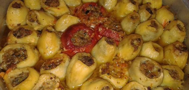 طريقة تحضير صينية البطاطا باللحمة