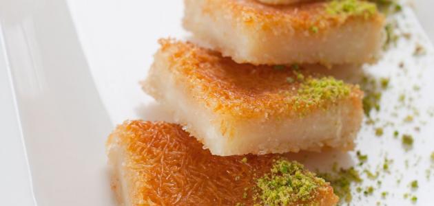 طريقة حشوة الكنافة بالقشطة طريقة حشوة الكنافة بالقشطة