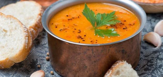 طريقة شوربة العدس المصرية طريقة شوربة العدس المصرية