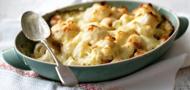 طريقة طبخ الزهرة بالطحينة