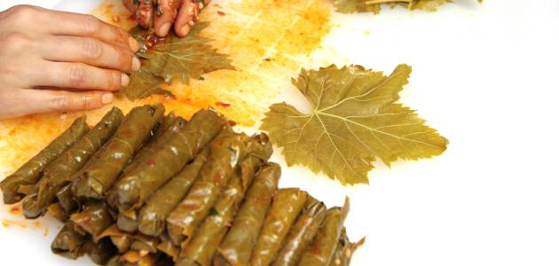 طريقة طبخ ورق العنب طريقة طبخ ورق العنب