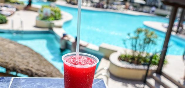 طريقة عصير فراولة مثلجة