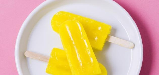 طريقة عمل آيس كريم المانجو