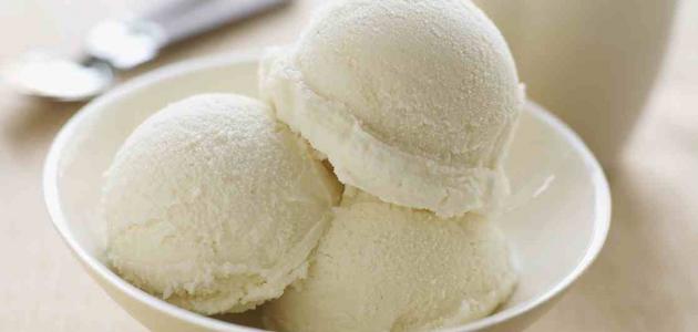 طريقة عمل آيس كريم فانيليا