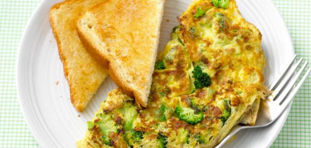 طريقة عمل أومليت البيض بالخضار طريقة عمل أومليت البيض بالخضار