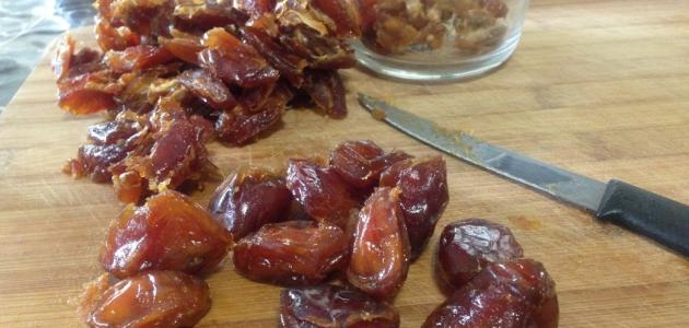 طريقة عمل التمر المعجون طريقة عمل التمر المعجون