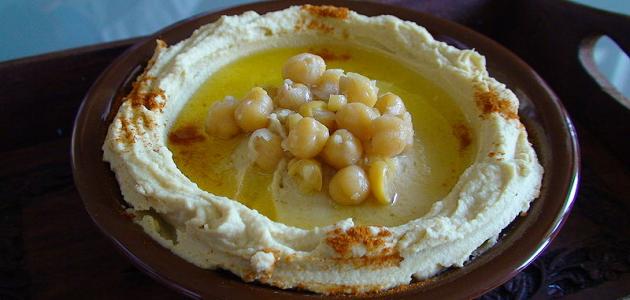 طريقة عمل الحمص بطحينة طريقة عمل الحمص بطحينة