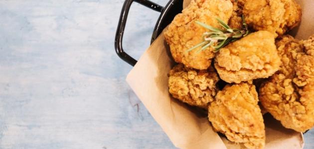 طريقة عمل الدجاج المقلي طريقة عمل الدجاج المقلي