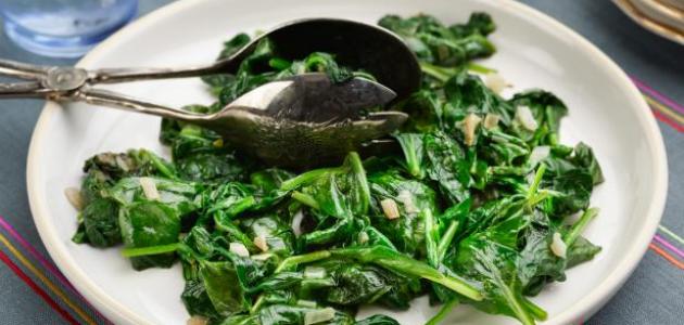 طريقة عمل السبانخ على الطريقة السورية