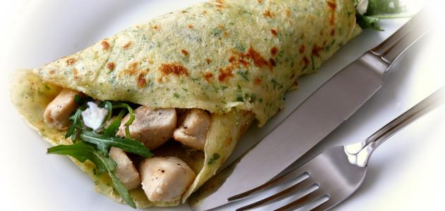 طريقة عمل الكريب المالح طريقة عمل الكريب المالح