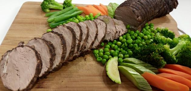 طريقة عمل اللحم البارد طريقة عمل اللحم البارد