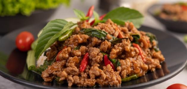 طريقة عمل اللحم المفروم طريقة عمل اللحم المفروم