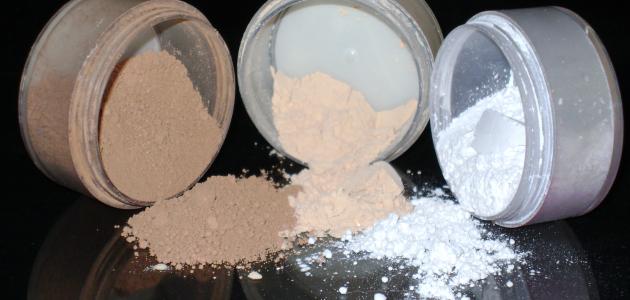 طريقة عمل بودرة للوجه طريقة عمل بودرة للوجه