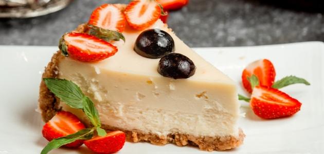 طريقة عمل تشيز كيك بارد طريقة عمل تشيز كيك بارد