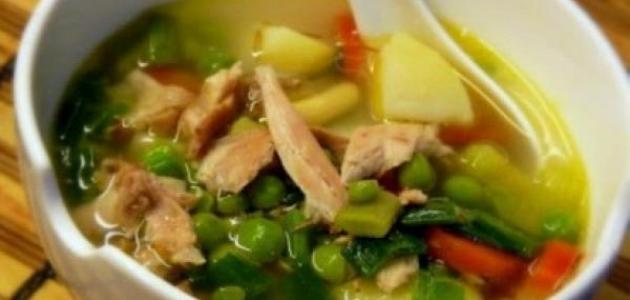 طريقة عمل حساء الدجاج طريقة عمل حساء الدجاج