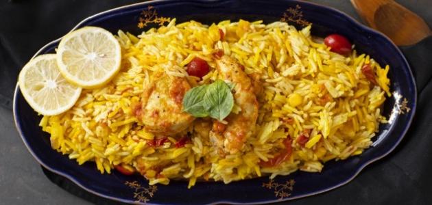 طريقة عمل رز بالدجاج