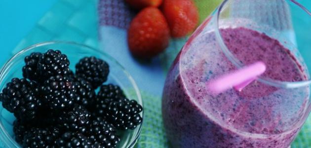 طريقة عمل سلاش التوت طريقة عمل سلاش التوت