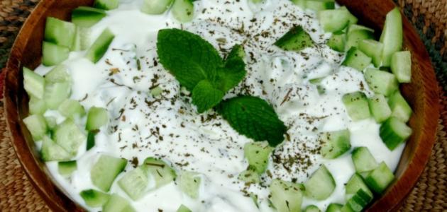 طريقة عمل سلطة اللبن بالخيار
