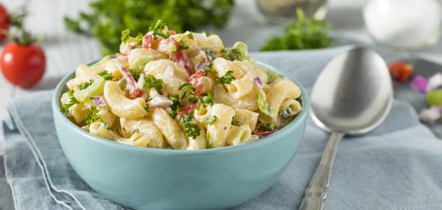 طريقة عمل سلطة المعكرونة بالمايونيز طريقة عمل سلطة المعكرونة بالمايونيز