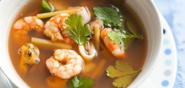 طريقة عمل شوربة السي فود طريقة عمل شوربة السي فود