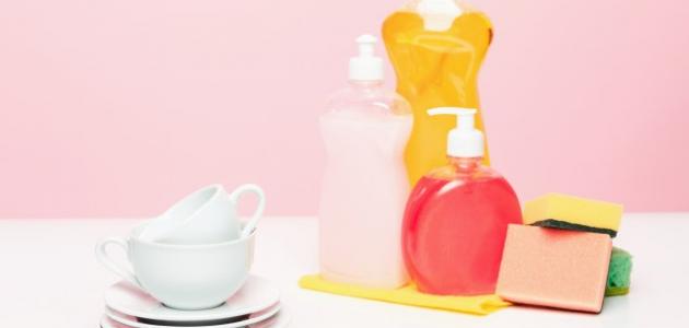 طريقة عمل صابون سائل للأطباق طريقة عمل صابون سائل للأطباق