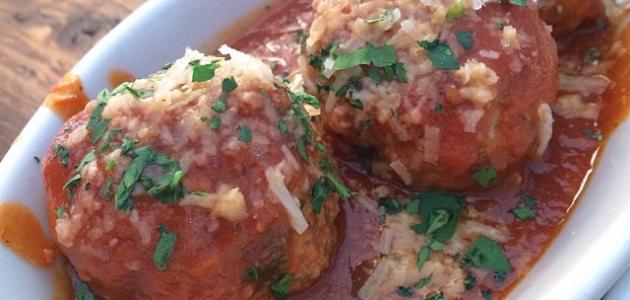 طريقة عمل صلصة الكفتة بالأرز طريقة عمل صلصة الكفتة بالأرز