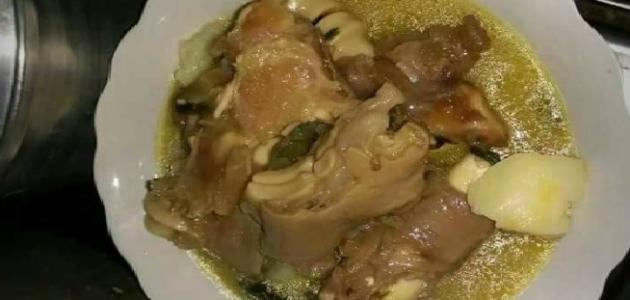 طريقة عمل طاجن الكوارع في الفرن