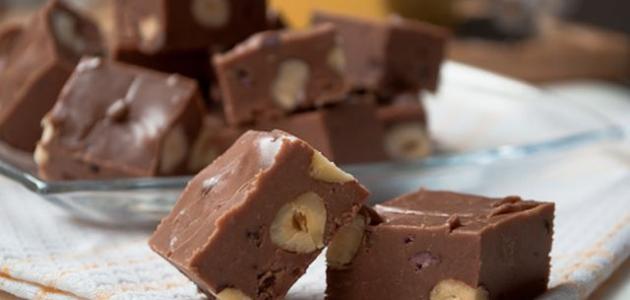 طريقة عمل قطع الشوكولاتة