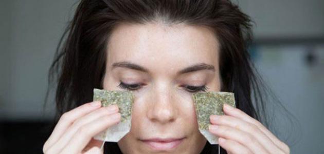 طريقة عمل كمادات الشاي للعيون طريقة عمل كمادات الشاي للعيون