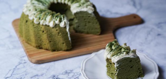 طريقة عمل كيكة خضراء طريقة عمل كيكة خضراء