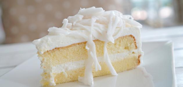 طريقة عمل كيك بالكريمة