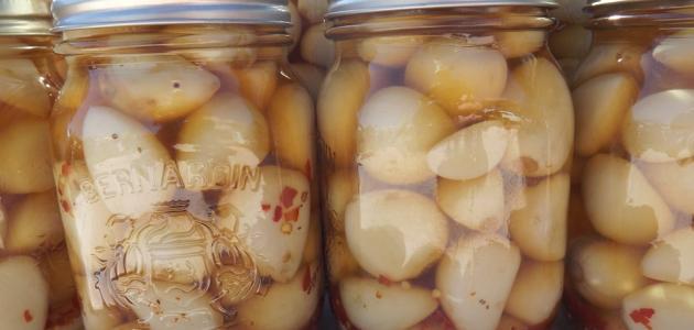 طريقة عمل مخلل الثوم طريقة عمل مخلل الثوم