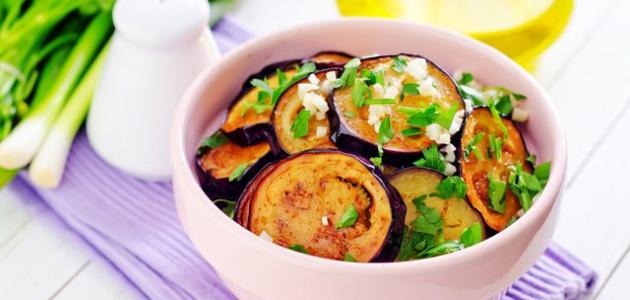 طريقة قلي الباذنجان بدون زيت طريقة قلي الباذنجان بدون زيت