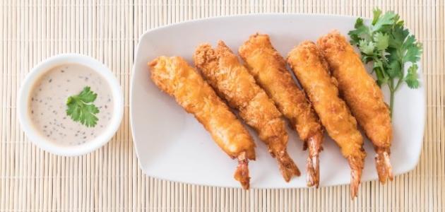 طريقة قلي الجمبري المجمد طريقة قلي الجمبري المجمد