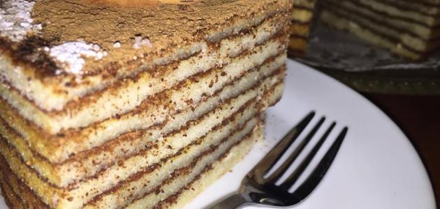 طريقة كيكة طبقات القرفة