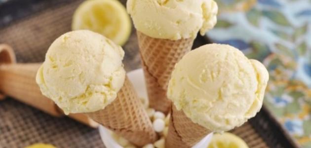 عمل الآيسكريم بالطريقة السعودية