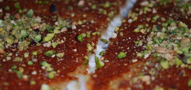 عمل الكنافة على الطريقة السورية