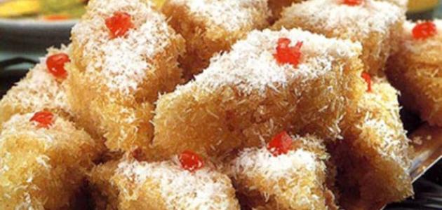 عمل حلويات السميد عمل حلويات السميد